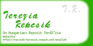 terezia repcsik business card